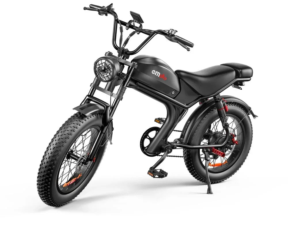eMoto C93™ – 20" Retro-Style Electric Bike 1000W | 48V 20Ah Battery - Snagva