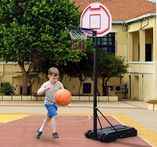Soozier 59.1"-82.7" Portable Basketball Stand System Junior Adjustable - Snagva