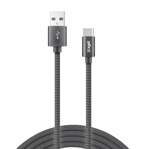Xyst Charge and Sync USB to USB-C Braided Cable 10Ft - Snagva