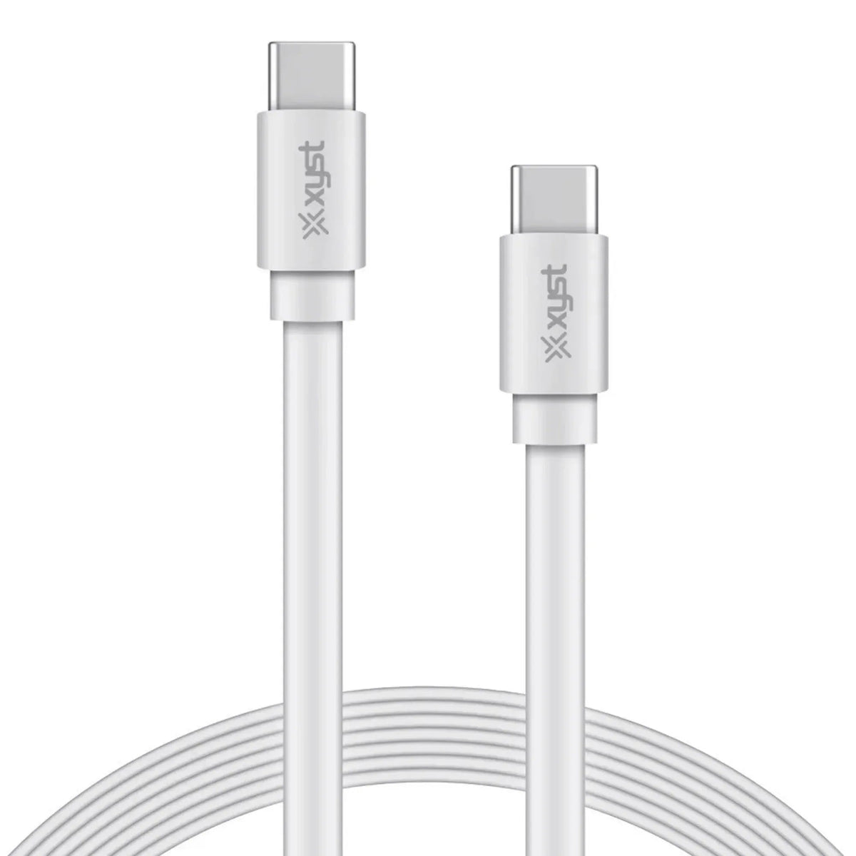 Xyst Flat USB-C to USB-C Charge and Sync Cable 4Ft - Snagva