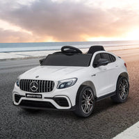 Aosom 12V Mercedes Kids Car Licensed Benz Ride On Car For 3 - 8 Years - Snagva