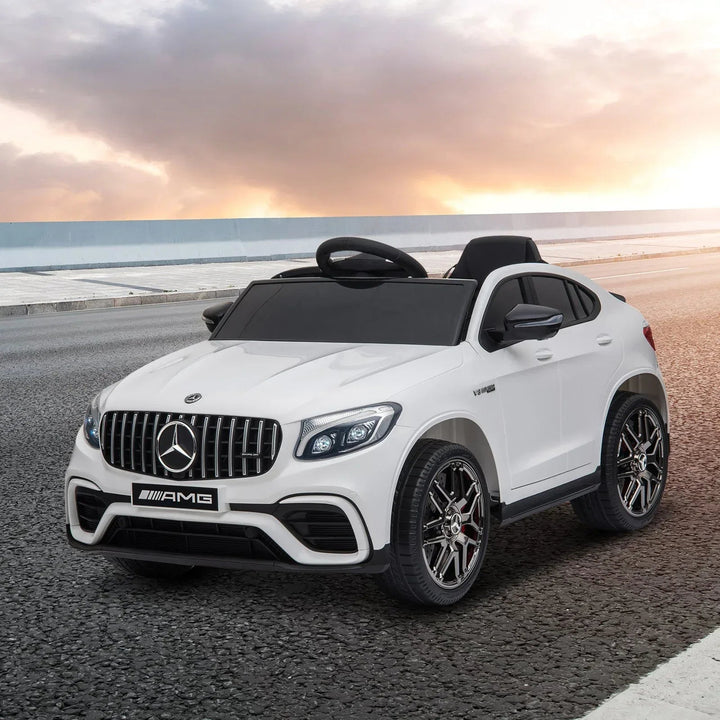 Aosom 12V Mercedes Kids Car Licensed Benz Ride On Car For 3 - 8 Years - Snagva