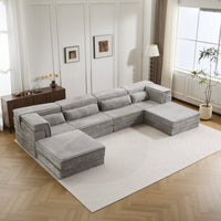Compression Mahjong Sofa,Convertible Floor Sofa Bed,DIY Boneless