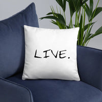 Close-up of white pillow fabric texture highlighting smooth polyester material