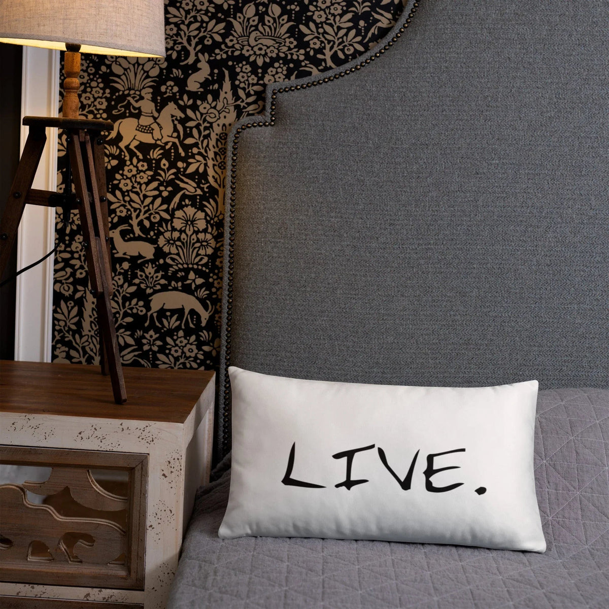 Live white Pillow