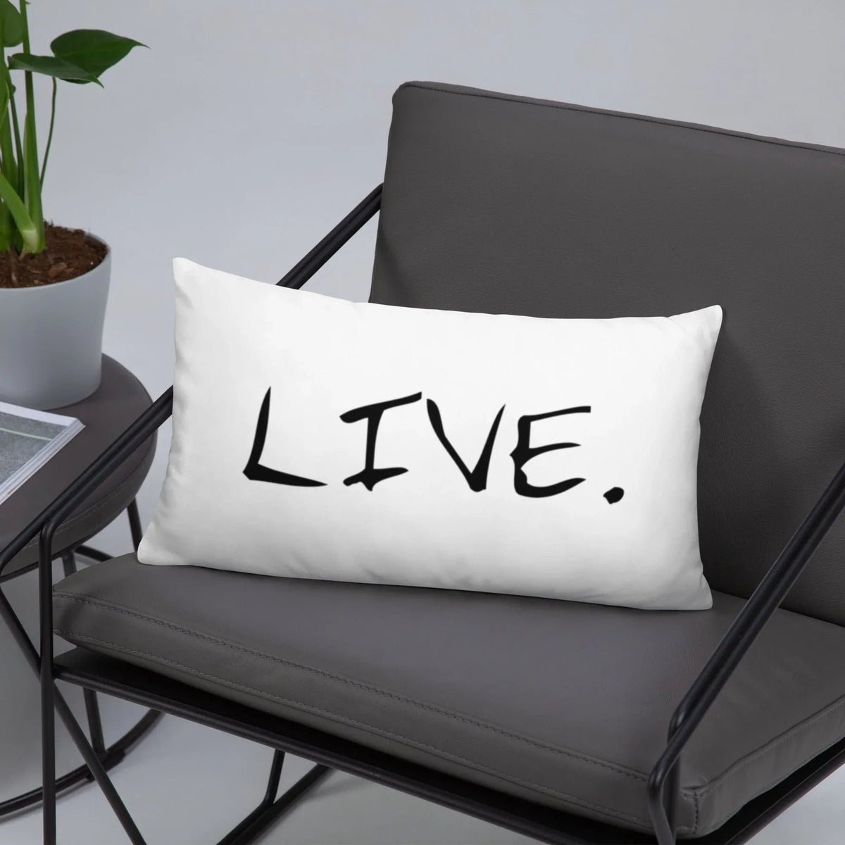 Live white Pillow