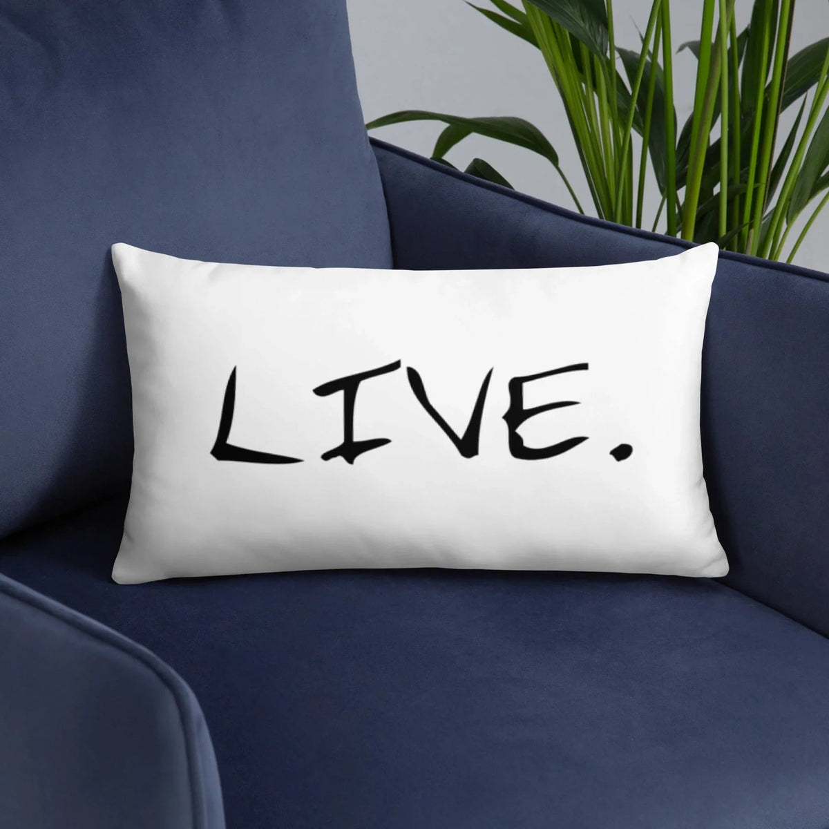 Live white Pillow