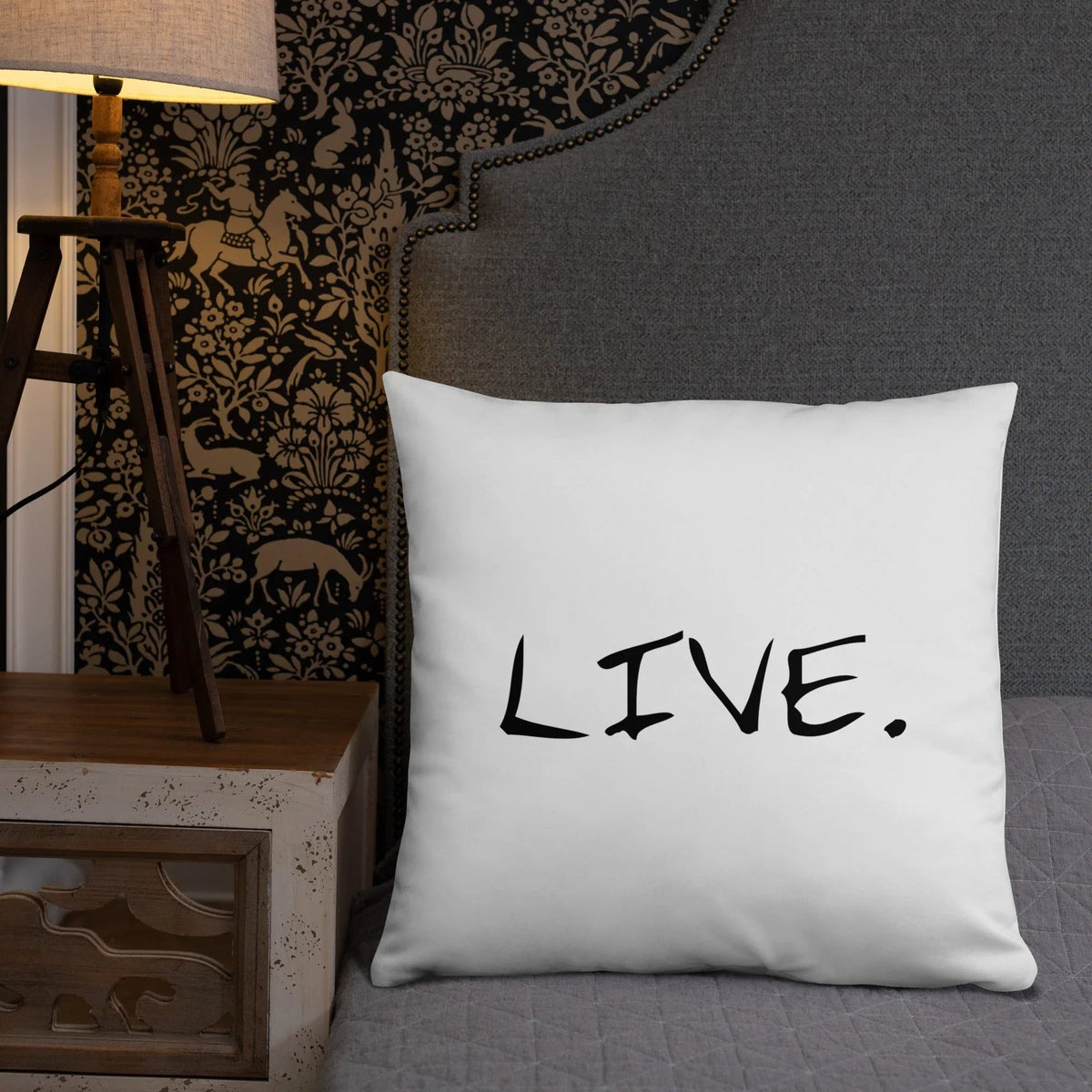 Live white Pillow