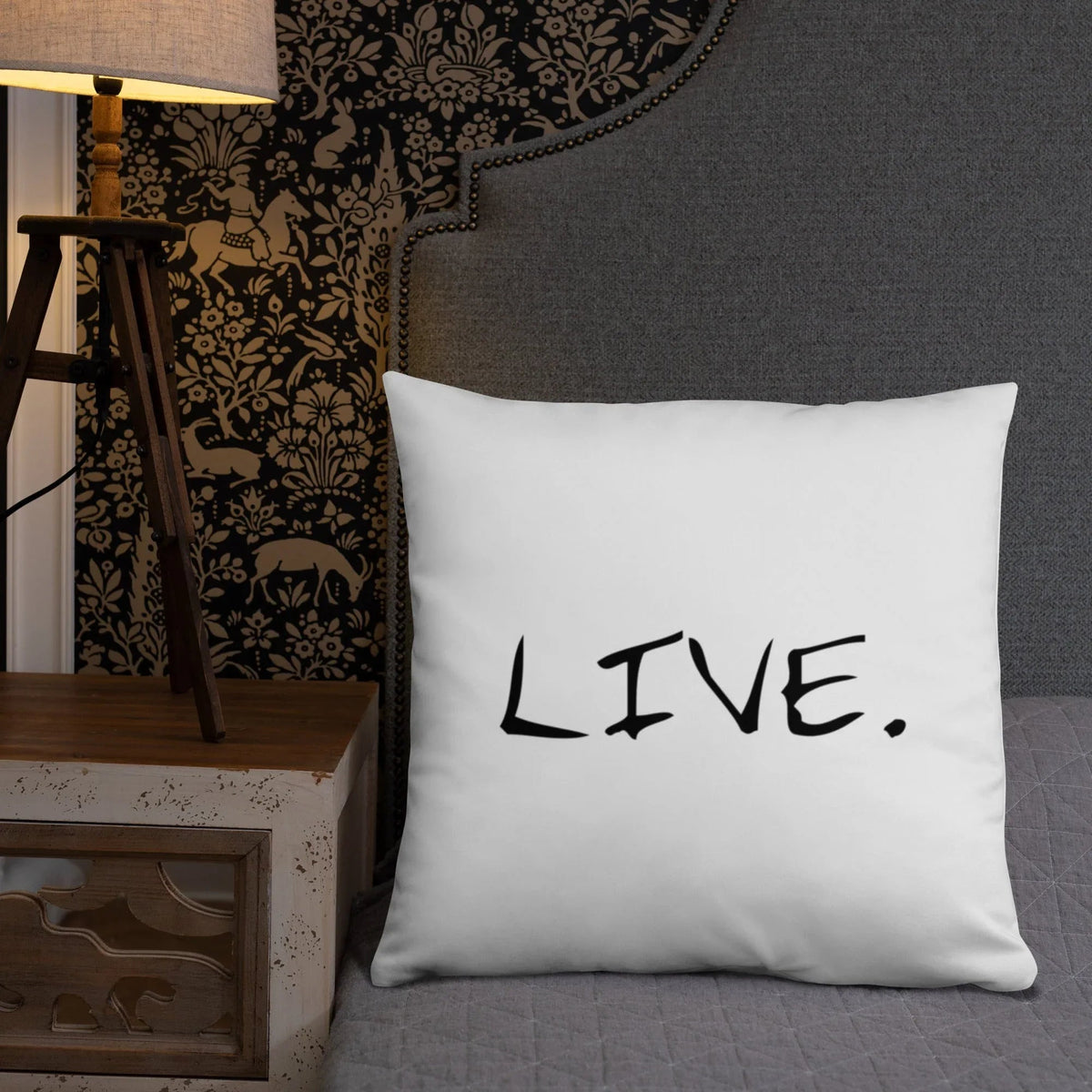 Live white Pillow