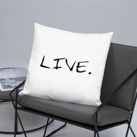 Live white Pillow