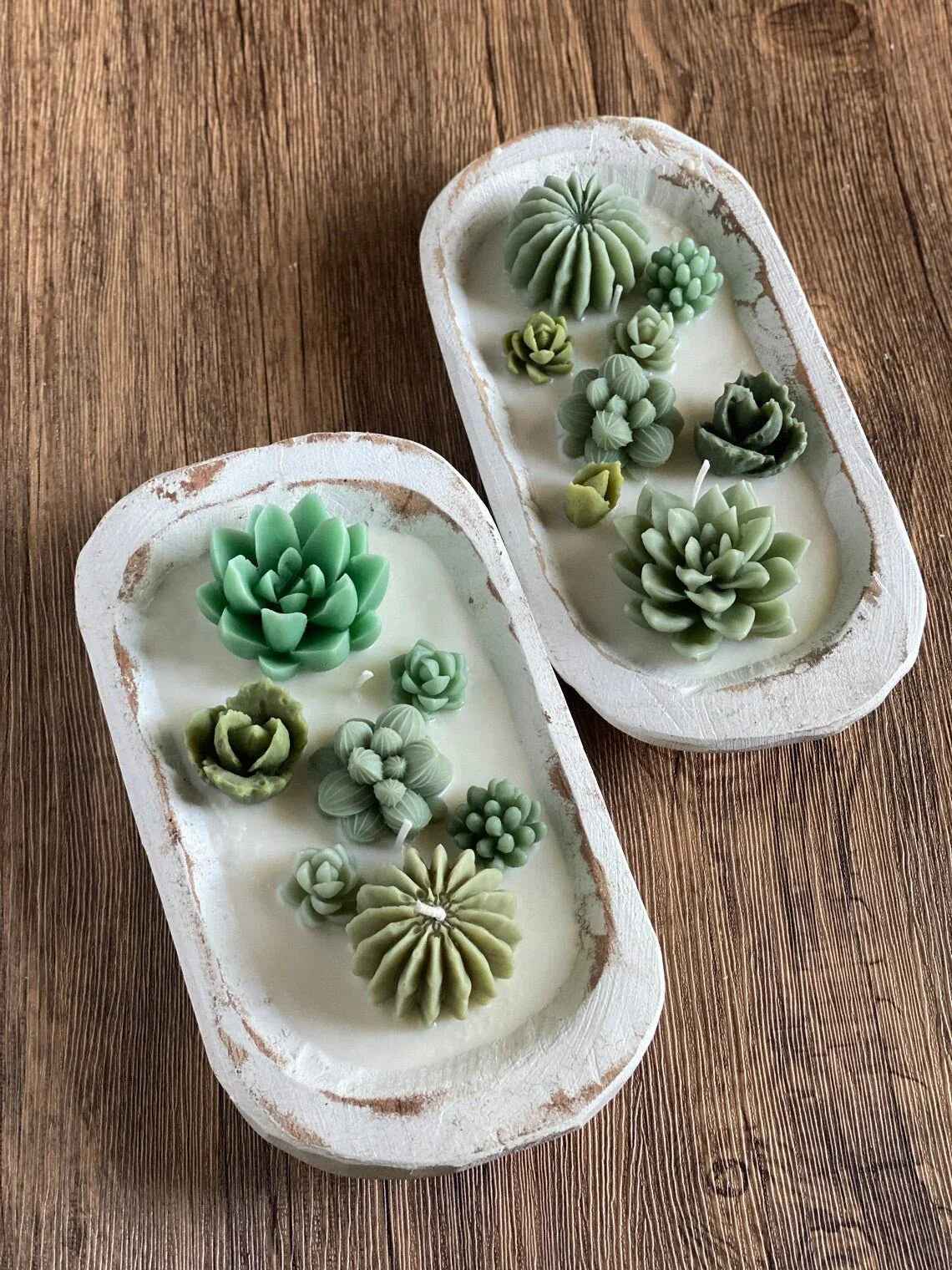 Arizona Dream Cactus Wooden Bowl Candle | Hand-Poured Desert Scent