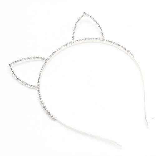 RHINESTONE CAT EARS HEADBAND