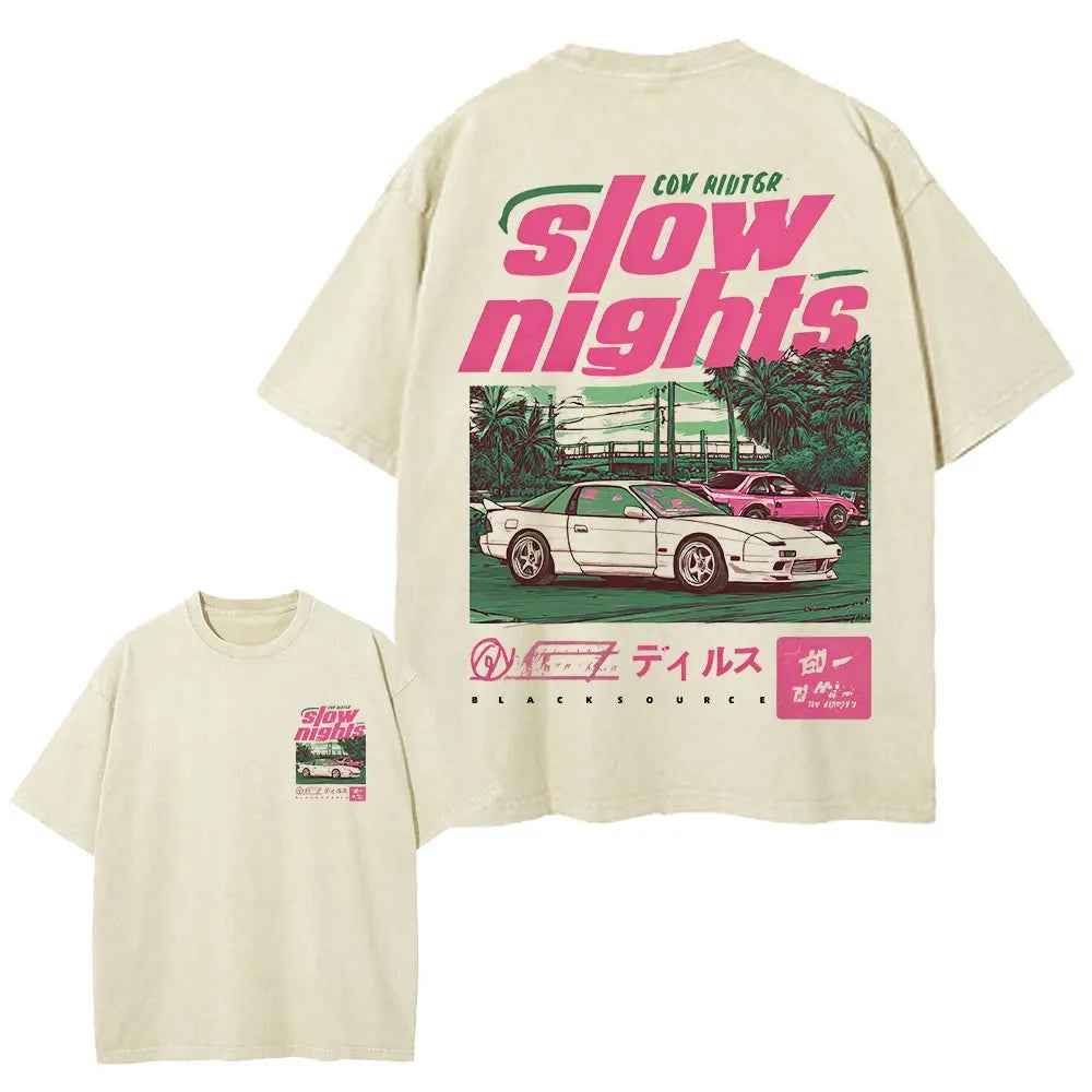 Men's Cotton Graphic T-Shirt Y2K Oversize Short Sleeve Casual Tee
