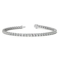 6.00 CTW AGI Certified Lab-Grown Diamond Tennis Bracelet in 14K Yellow