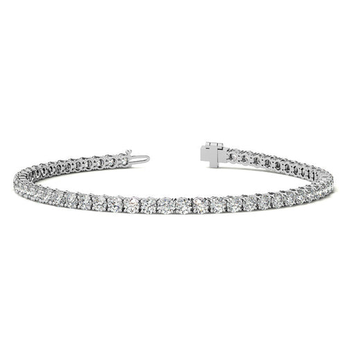 4.00 CTW AGI Certified Lab-Grown Diamond (G/VS) Tennis Bracelet in
