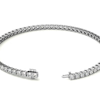 3.50 CTW Lab Grown Diamond Tennis Bracelet  in 14kt White/Yellow Gold