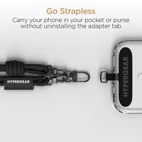 HyperGear TECHcessories Black Braided Rope Universal Crossbody Phone - Snagva