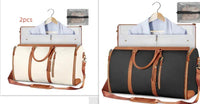 Large Capacity Travel Duffle Bag Women's Handbag Folding Suit Bag Waterproof Clothes Totes - Snagva