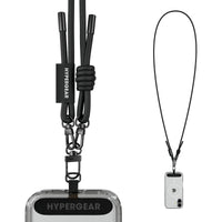 HyperGear TECHcessories Black Braided Rope Universal Crossbody Phone - Snagva