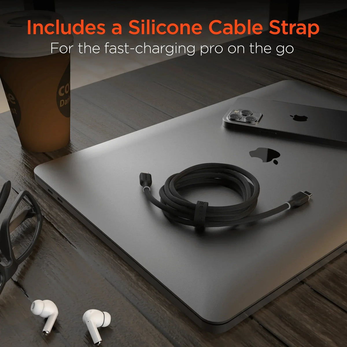HyperGear Flexi PRO USB-C to Lightning Cable 6ft - Snagva