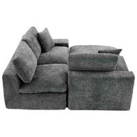 Cloud Sectional Sofa 107.9' Upholstered Sofa Couch with Double-layer