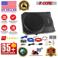 5Core 10 inch Slim Under Seat Car Audio Subwoofer 800W Built in - Snagva