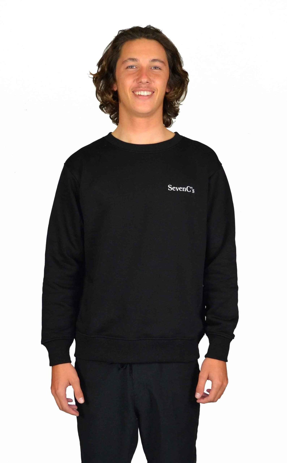 Jaguar Black Bijou Premium Crewneck