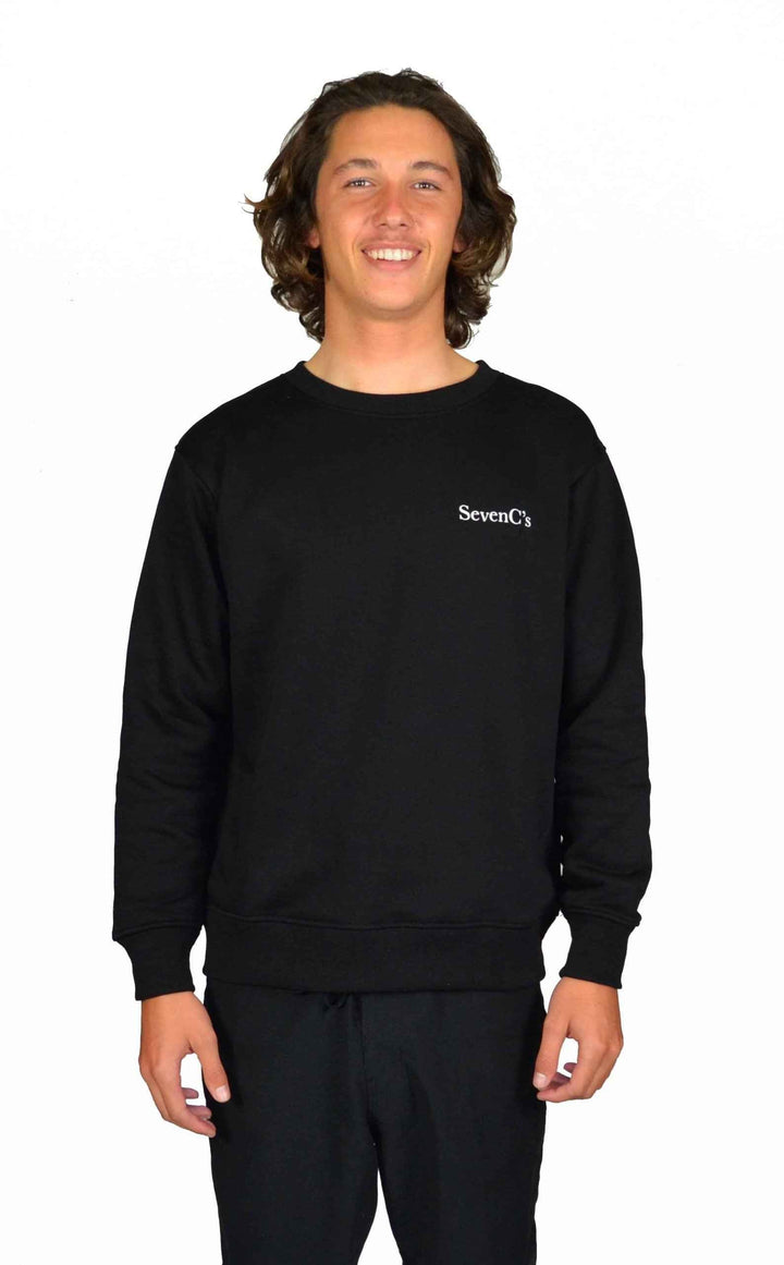 Jaguar Black Bijou Premium Crewneck