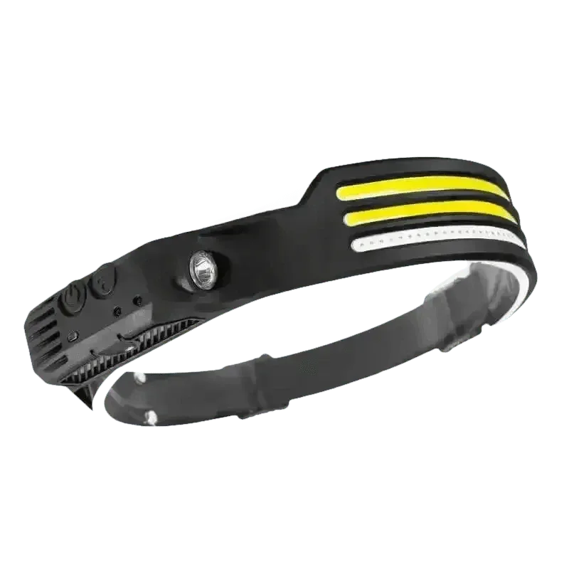 Black Induction Headlamp Cob Led Sensor W689-2