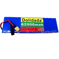 Blue 48V 62Ah Lithium Battery Pack 1000W 13S3P