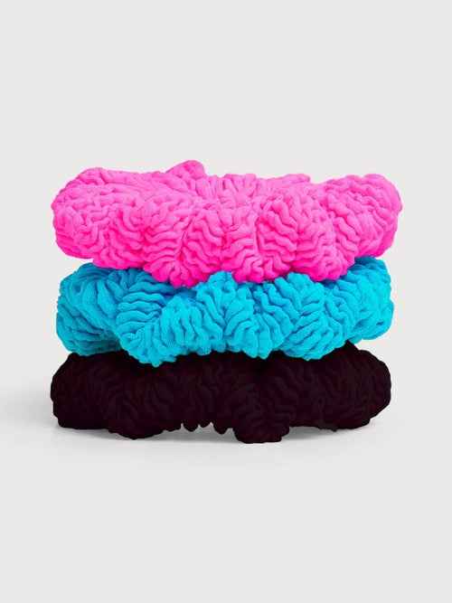 Crinkle Hair Scrunchie 3 Piece Set