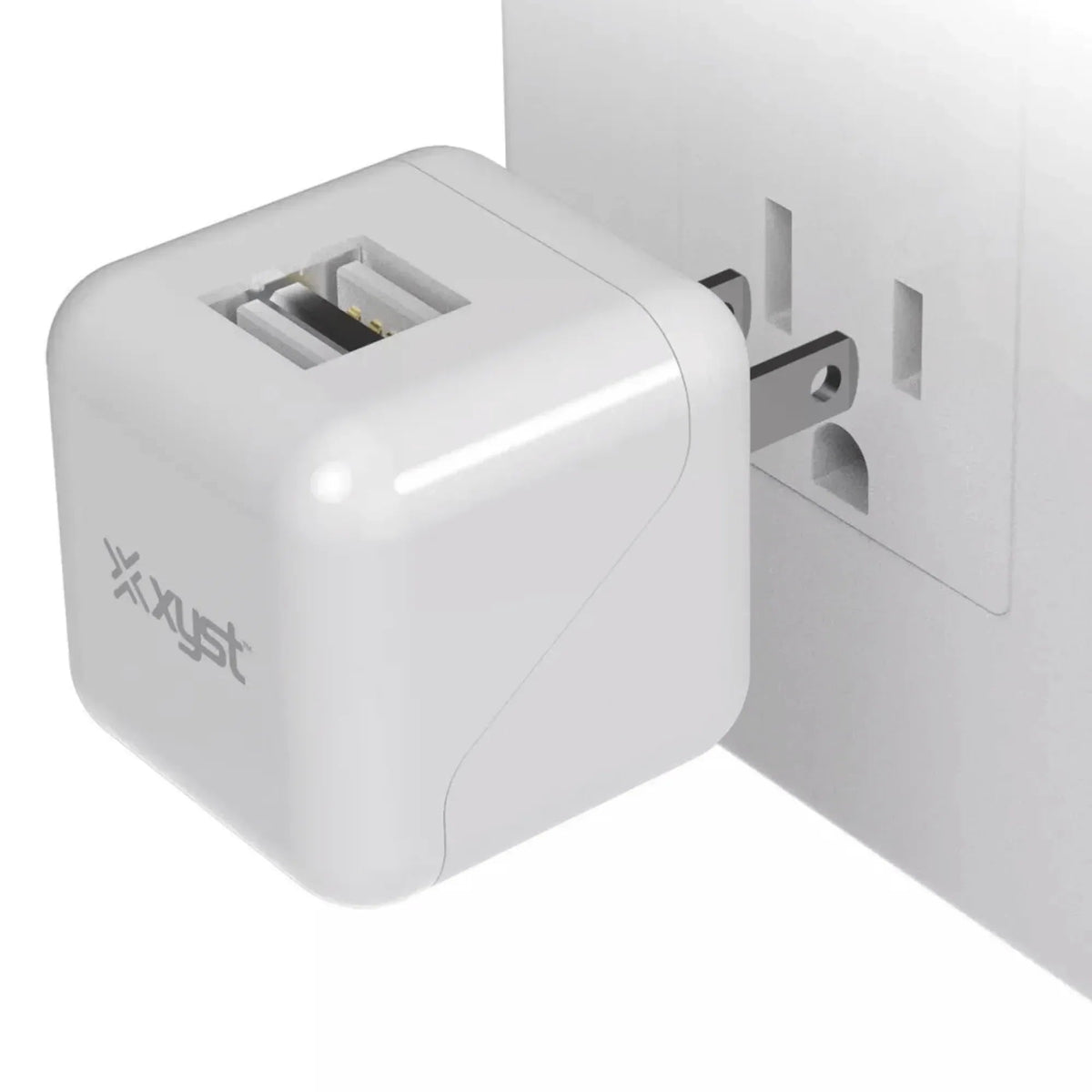 Xyst 2.4-Amp Dual USB Foldable Wall Charger - Snagva