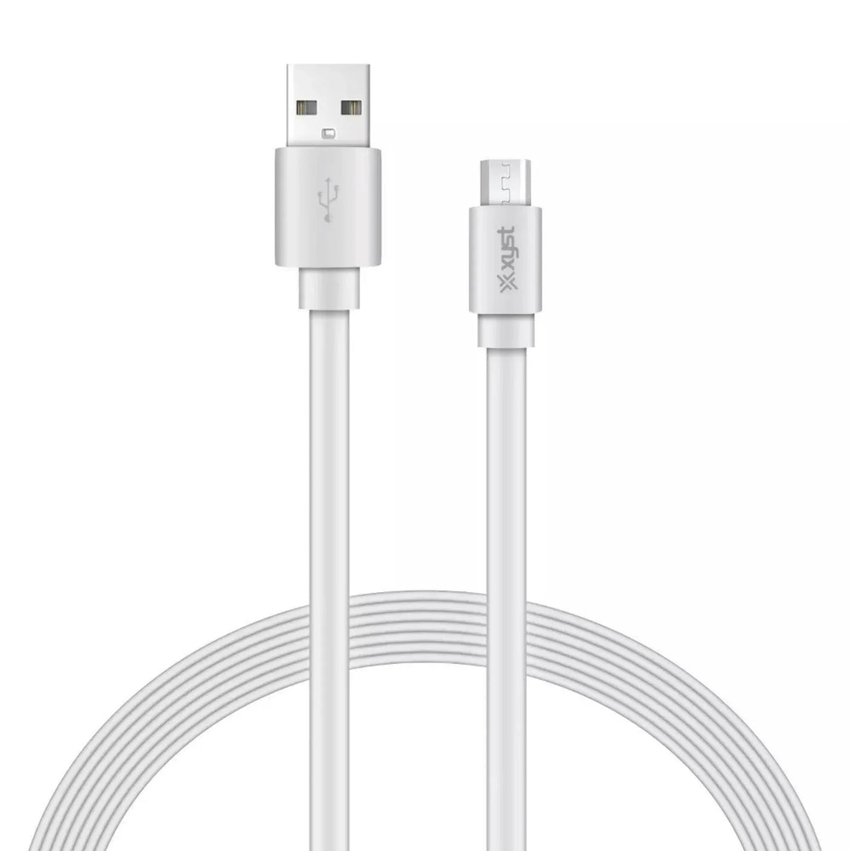 Xyst Charge and Sync USB to Micro USB Flat Cable 4Ft - Snagva