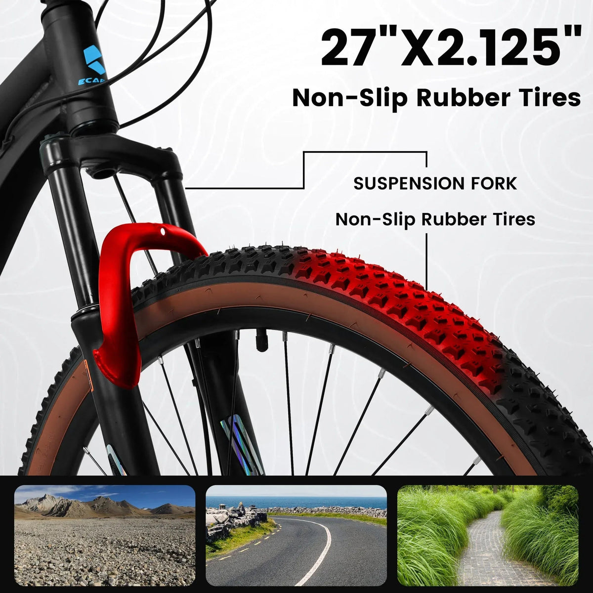 Carpat™ MTB Velocity 27 – 27.5" Aluminum Mountain Bike (21-Speed, - Snagva