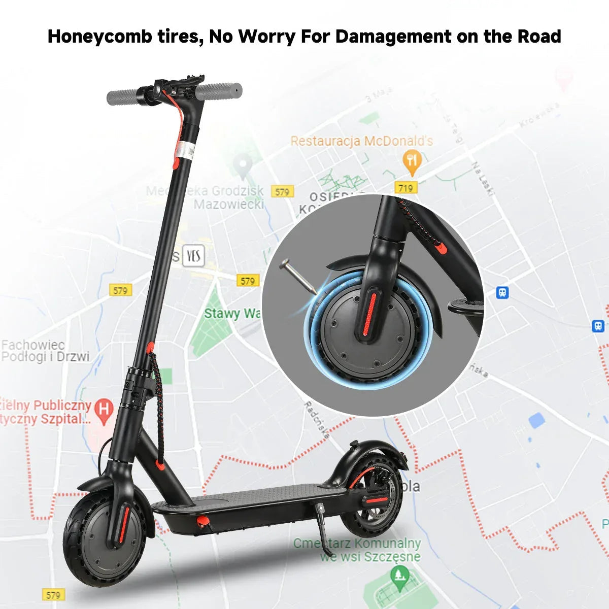 VoltStrider™ Esprit Urban Eight – 8.5" Smart Electric Scooter DE - Snagva
