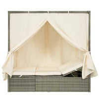 Adjustable Sun Bed With Curtain,High Comfort,With 3 Colors