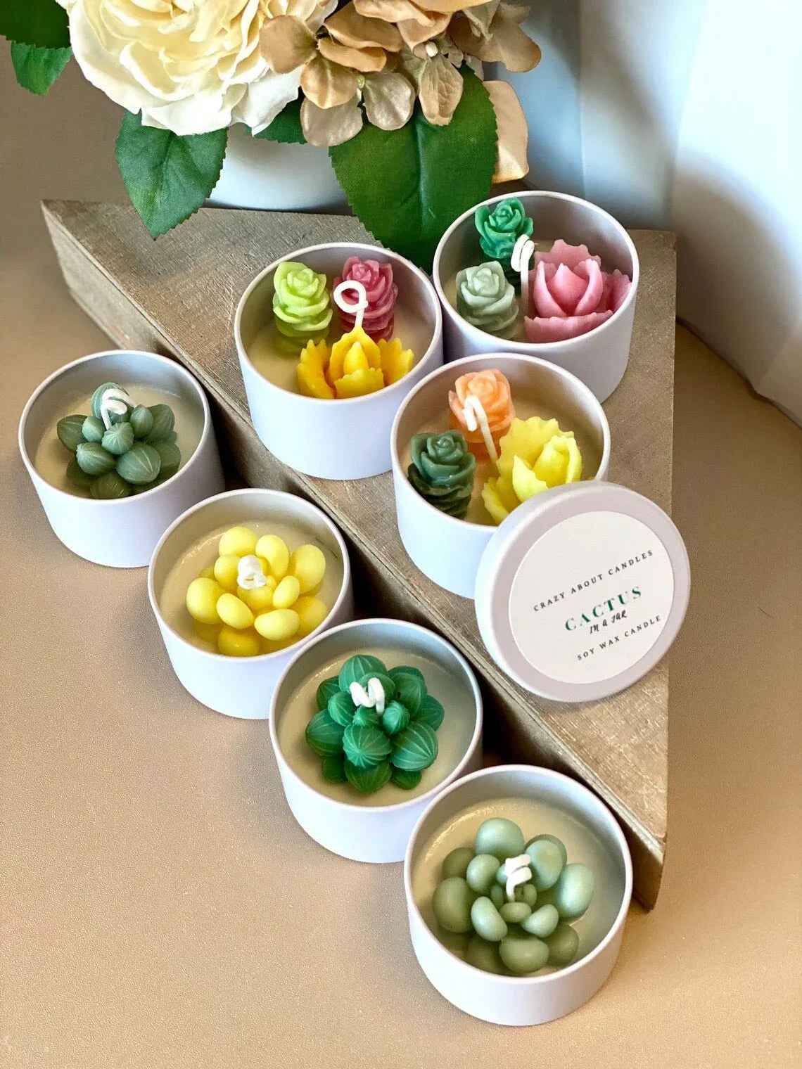 Cactus Jar Candle | Handmade Aroma Bliss