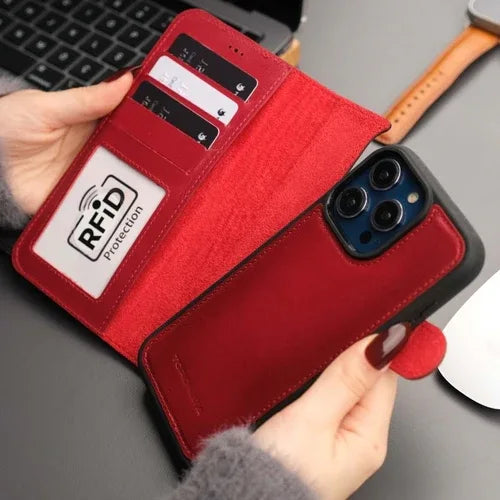 Casper iPhone 16 Pro Wallet Case Leather MagSafe