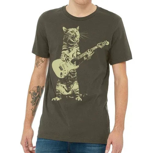 Cat Playing Guitar - Snagva