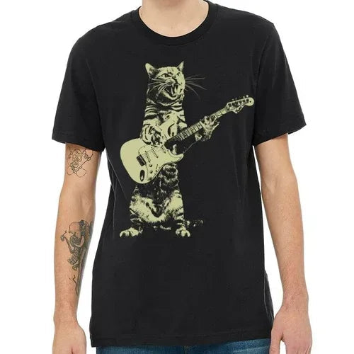 Cat Playing Guitar - Snagva