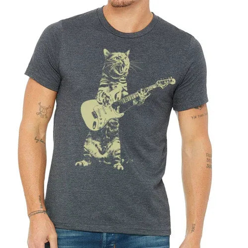 Cat Playing Guitar - Snagva
