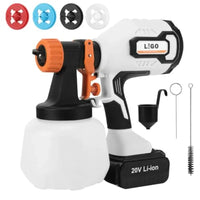 cordless HVLP paint sprayer kit for furniture cabinets fences and home projects