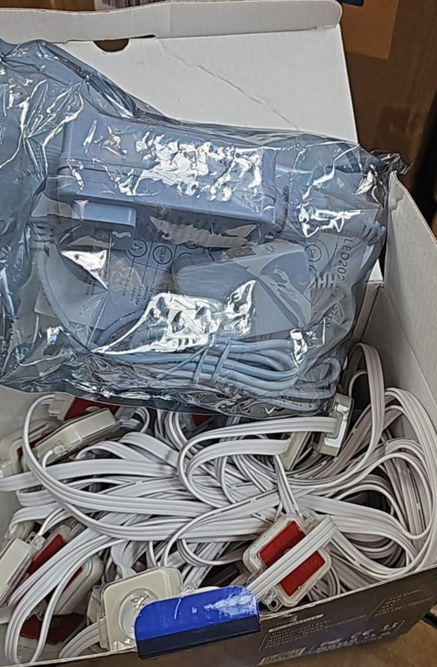 24V RGB Outdoor Pixel Light Strands with Remote