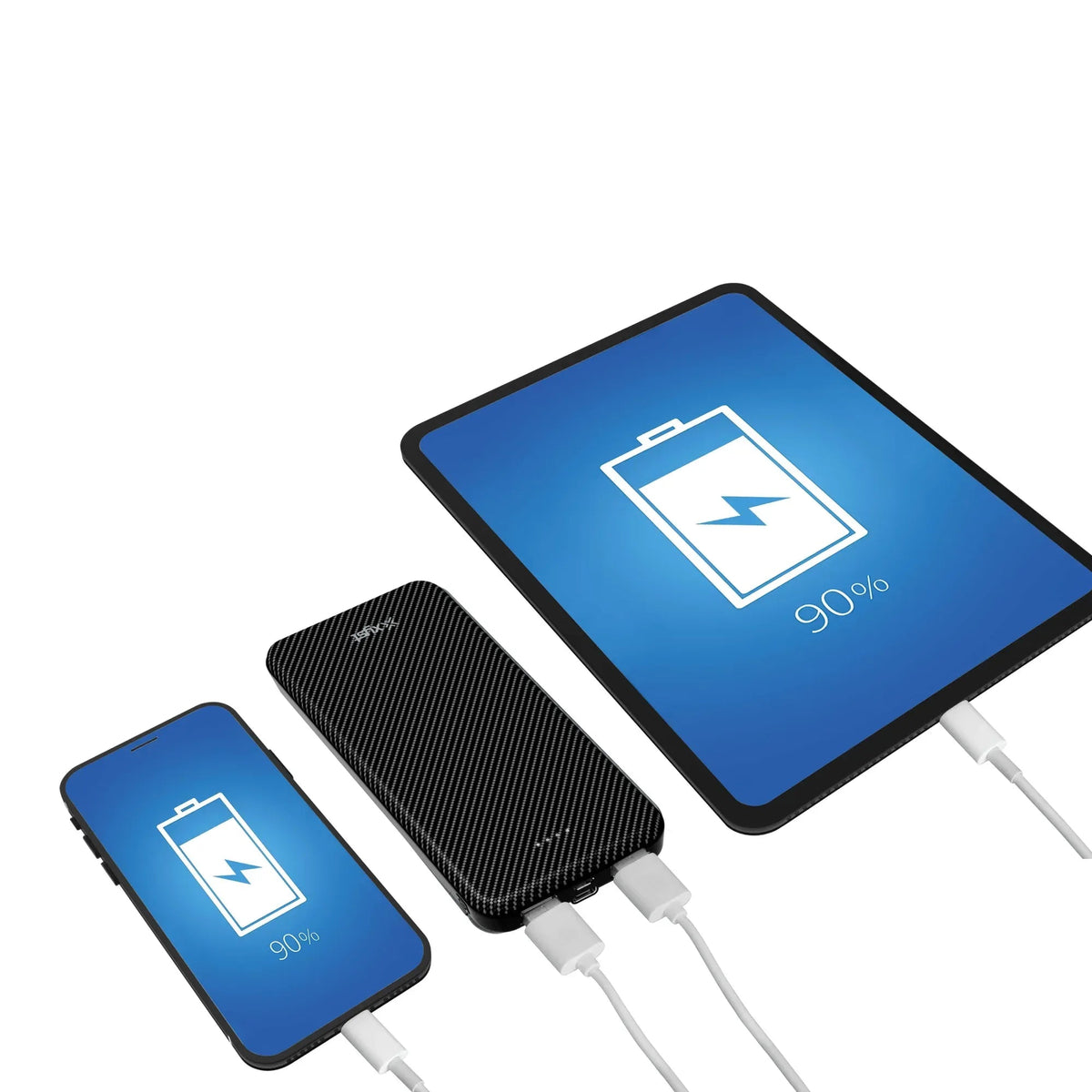 Xyst Super Slim 10000mAh Dual USB Power Bank - Snagva