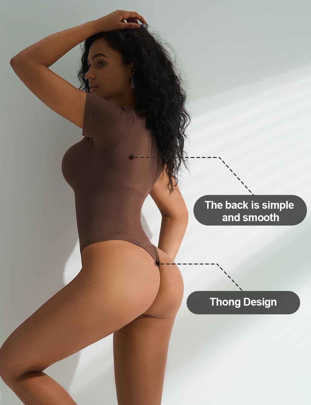 European And American Square-neck Cinched Corset Close-fitting