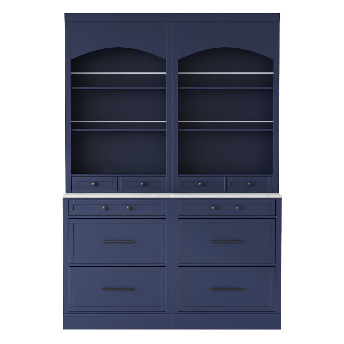 Modern 83.7inch High Kitchen Pantry, Freestanding Tall Kitchen Hutch