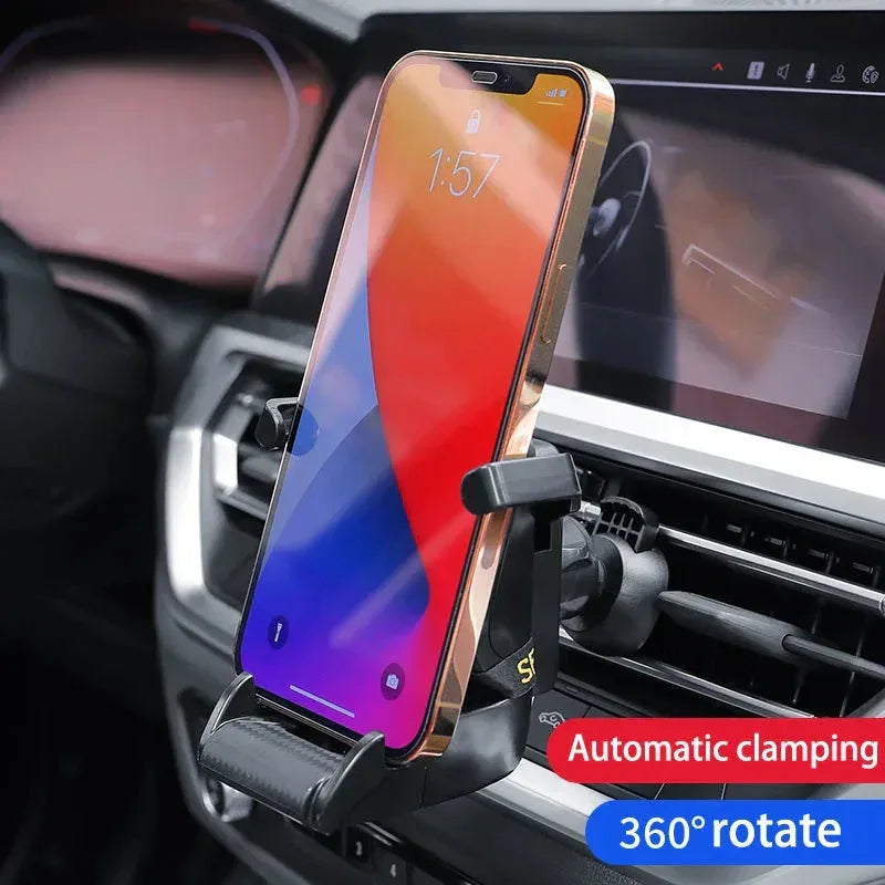 Racing Seat Shape Car Phone Holder Auto Air Vent Mobile Phone Clip 360 - Snagva