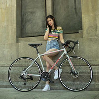 Carpat RoadLine™ 48 – Aluminum Flat Handle Road Bike (Matte Finish, - Snagva