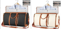 Large Capacity Travel Duffle Bag Women's Handbag Folding Suit Bag Waterproof Clothes Totes - Snagva