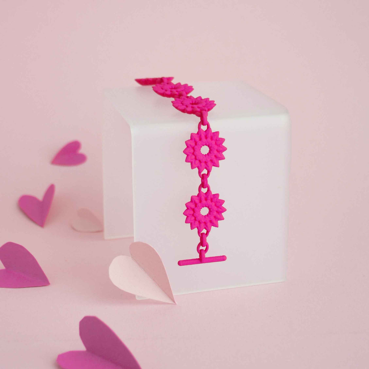 Flower Chain Bracelet - Dahlia